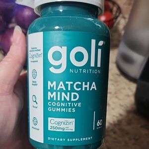 Goli Matcha Mind Cognitive Gummies. New. Sealed.